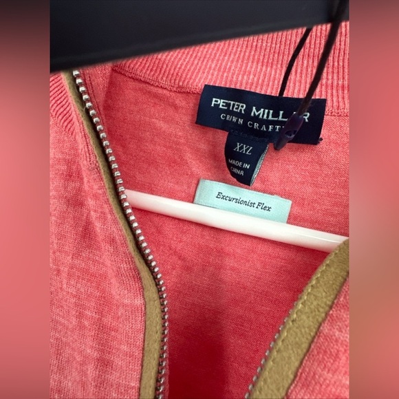 Peter Millar Collection Excursionist Flex Quarter Zip Sweater NWT XXL $350 - Picture 3 of 6